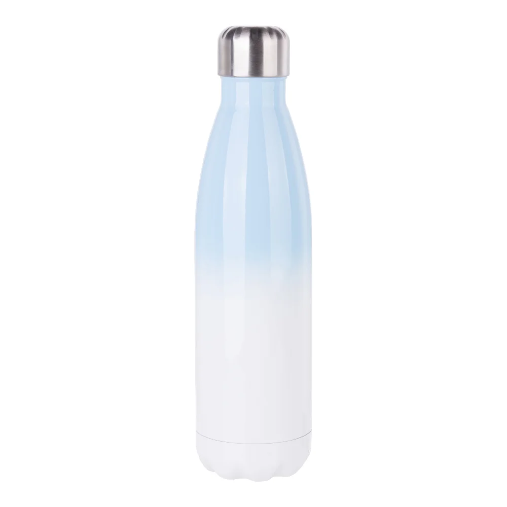 17oz Sublimation Bowling Bottle (Ombre, Bule+White)