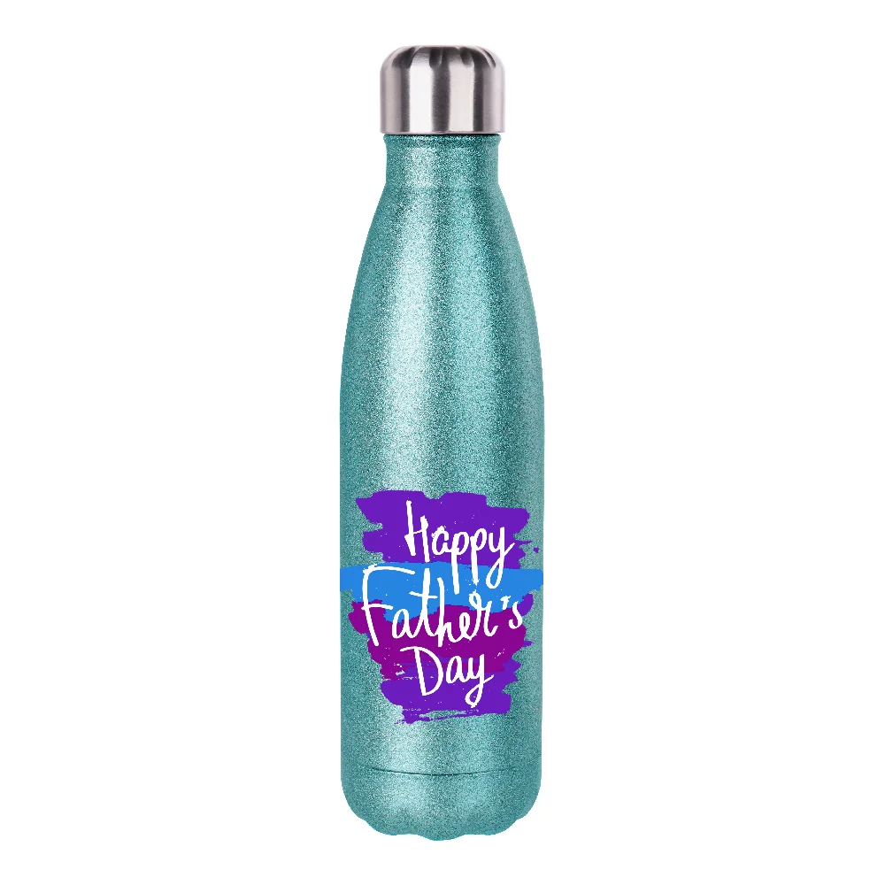 500ml Sublimation Bowling Water Bottle (Glitter Light Blue) thumbnail 3