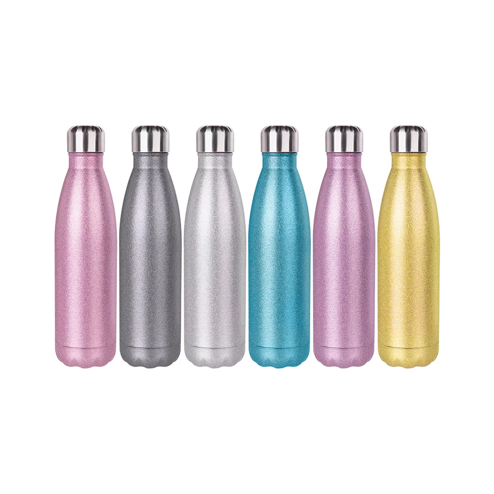 500ml Sublimation Bowling Water Bottle (Glitter Light Blue) thumbnail 6