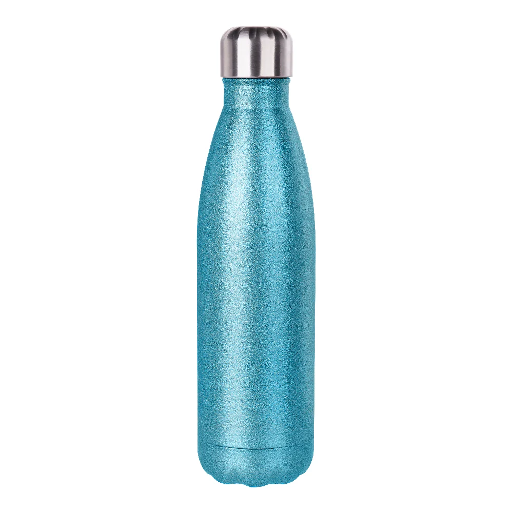 500ml Sublimation Bowling Water Bottle (Glitter Light Blue) thumbnail 1