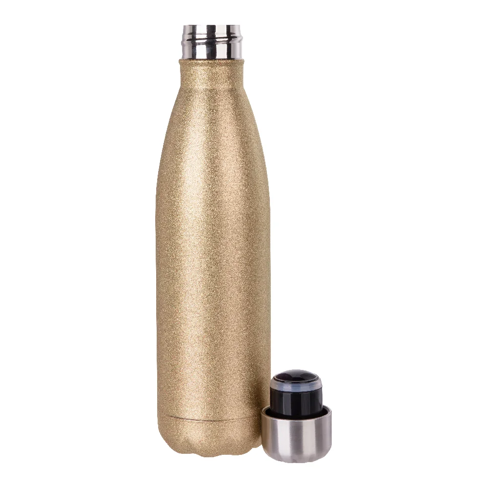 500ml Sublimation Bowling Water Bottle (Glitter Gold) thumbnail 5