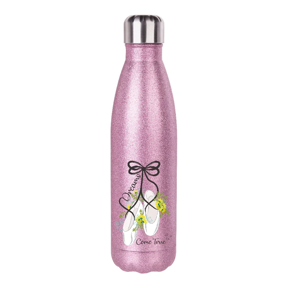 500ml Sublimation Bowling Water Bottle (Glitter Pink) thumbnail 3