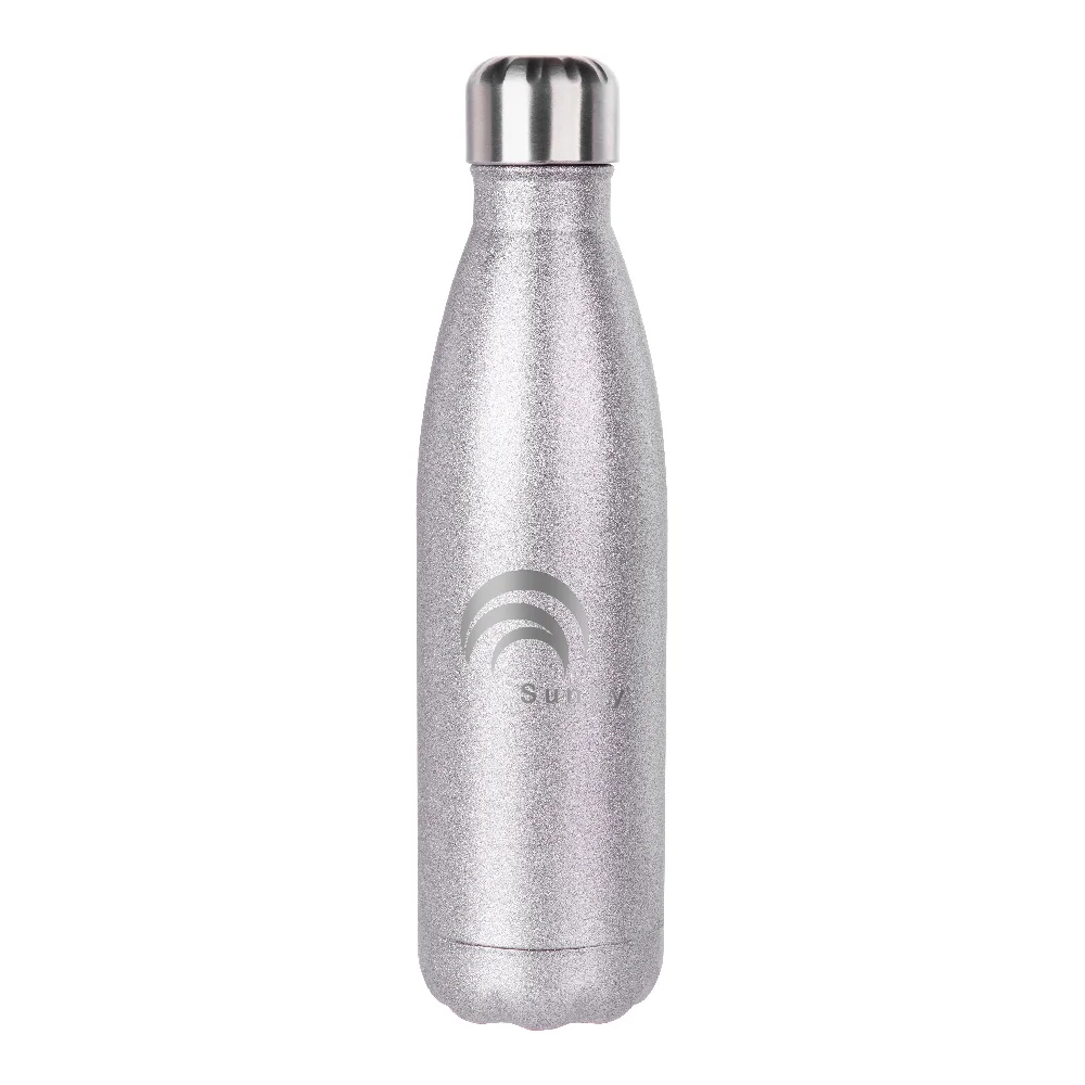 500ml Sublimation Bowling Water Bottle (Glitter Silver) thumbnail 3