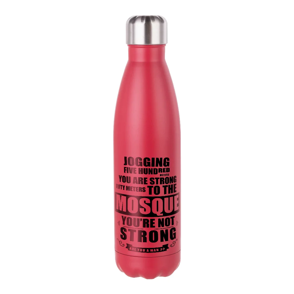 500ml Sublimation Bowling Water Bottle (Matt Red) thumbnail 2