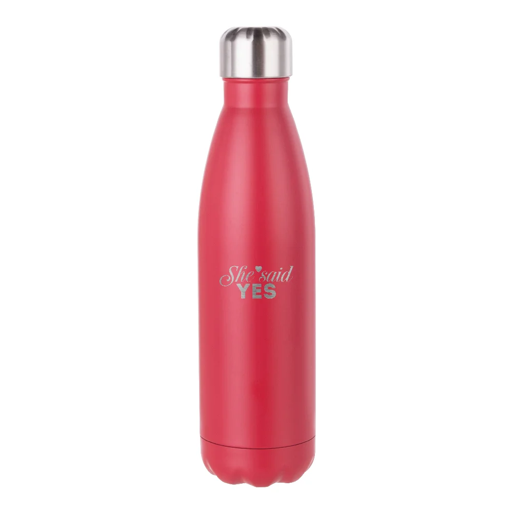 500ml Sublimation Bowling Water Bottle (Matt Red) thumbnail 4