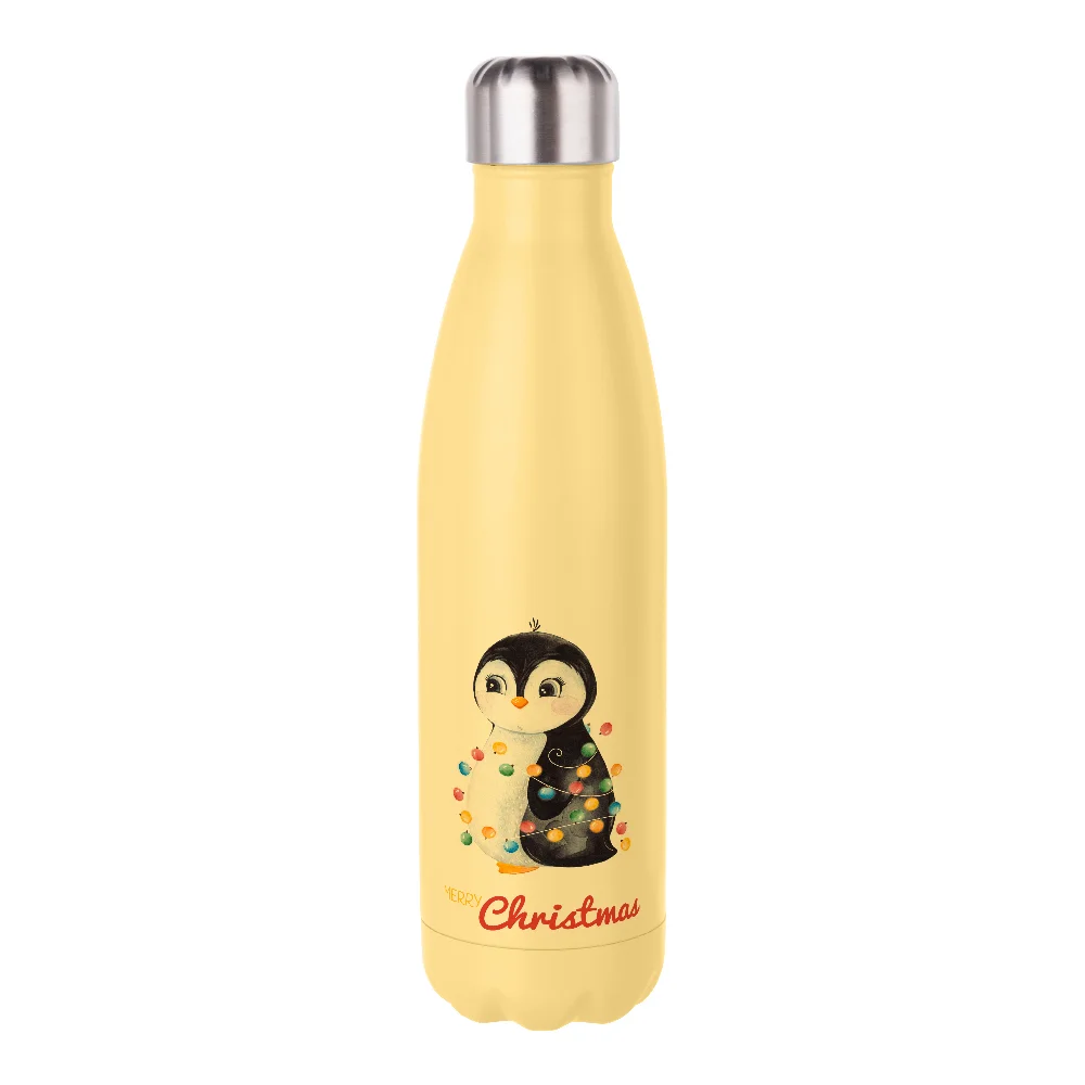 500ml Sublimation Bowling Water Bottle (Matt Yellow) thumbnail 2