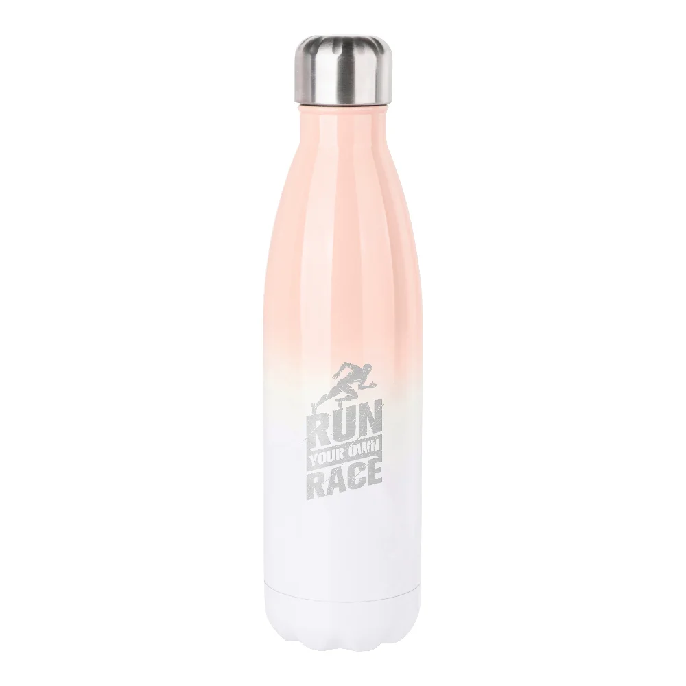 17oz Sublimation Bowling Bottle (Ombre, Orange+White) thumbnail 3
