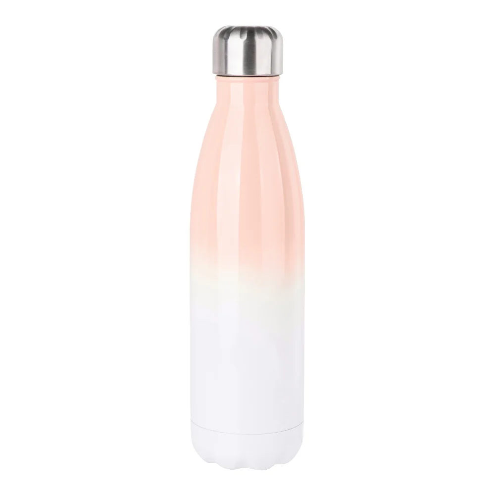 17oz Sublimation Bowling Bottle (Ombre, Orange+White)