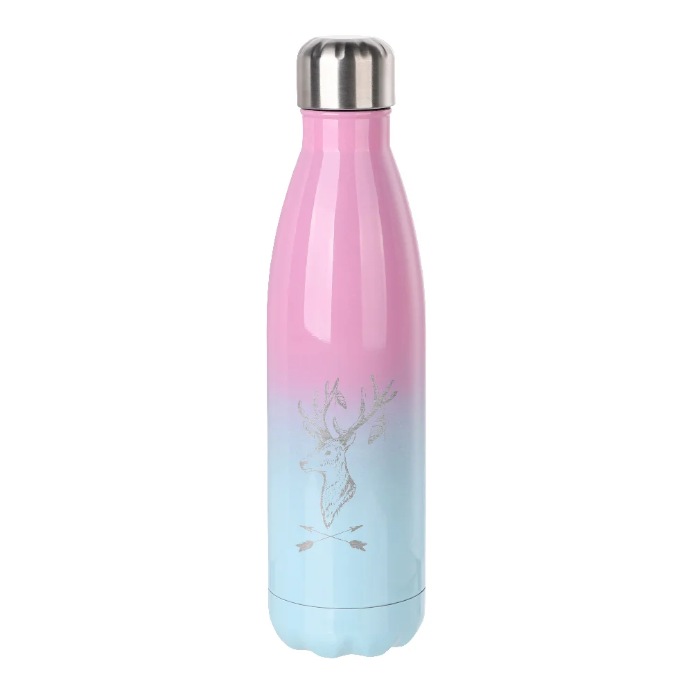 17oz Sublimation Bowling Bottle (Ombre, Pink+Blue) thumbnail 3