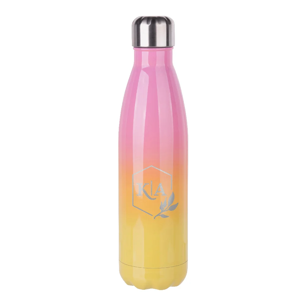 17oz Sublimation Bowling Bottle (Ombre, Pink+Yellow) thumbnail 4