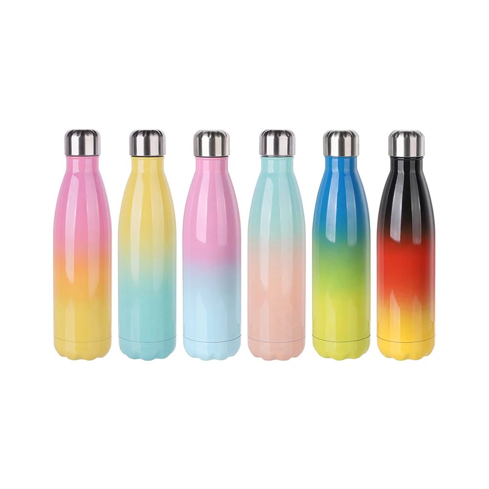 17oz Sublimation Bowling Bottle (Ombre, Pink+Yellow) thumbnail 6