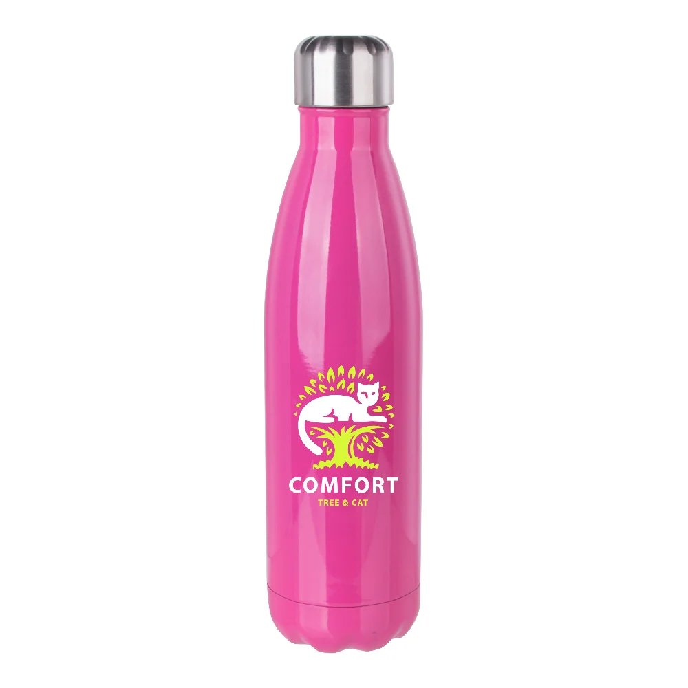 17oz 500ml Sublimation Bowling Bottle (Glossy,Rose Red) thumbnail 3