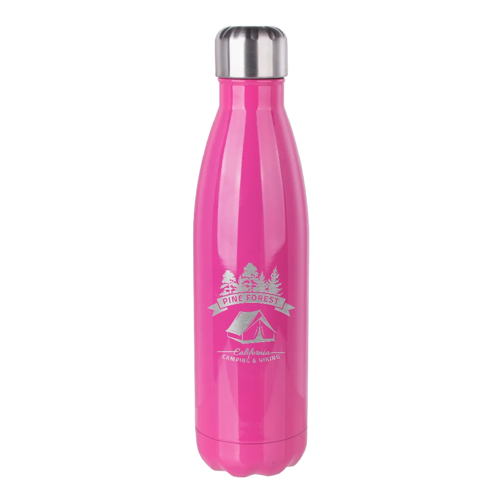 17oz 500ml Sublimation Bowling Bottle (Glossy,Rose Red) thumbnail 4