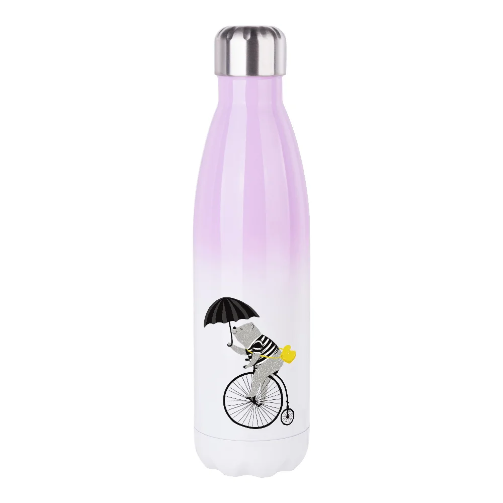 17oz Sublimation Bowling Bottle (Glossy,Purple+White) thumbnail 3