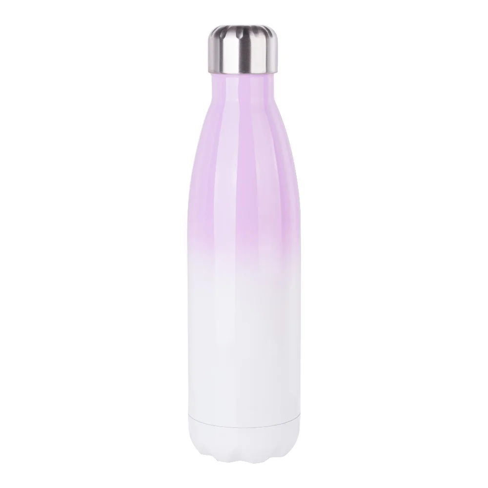 17oz Sublimation Bowling Bottle (Glossy,Purple+White)