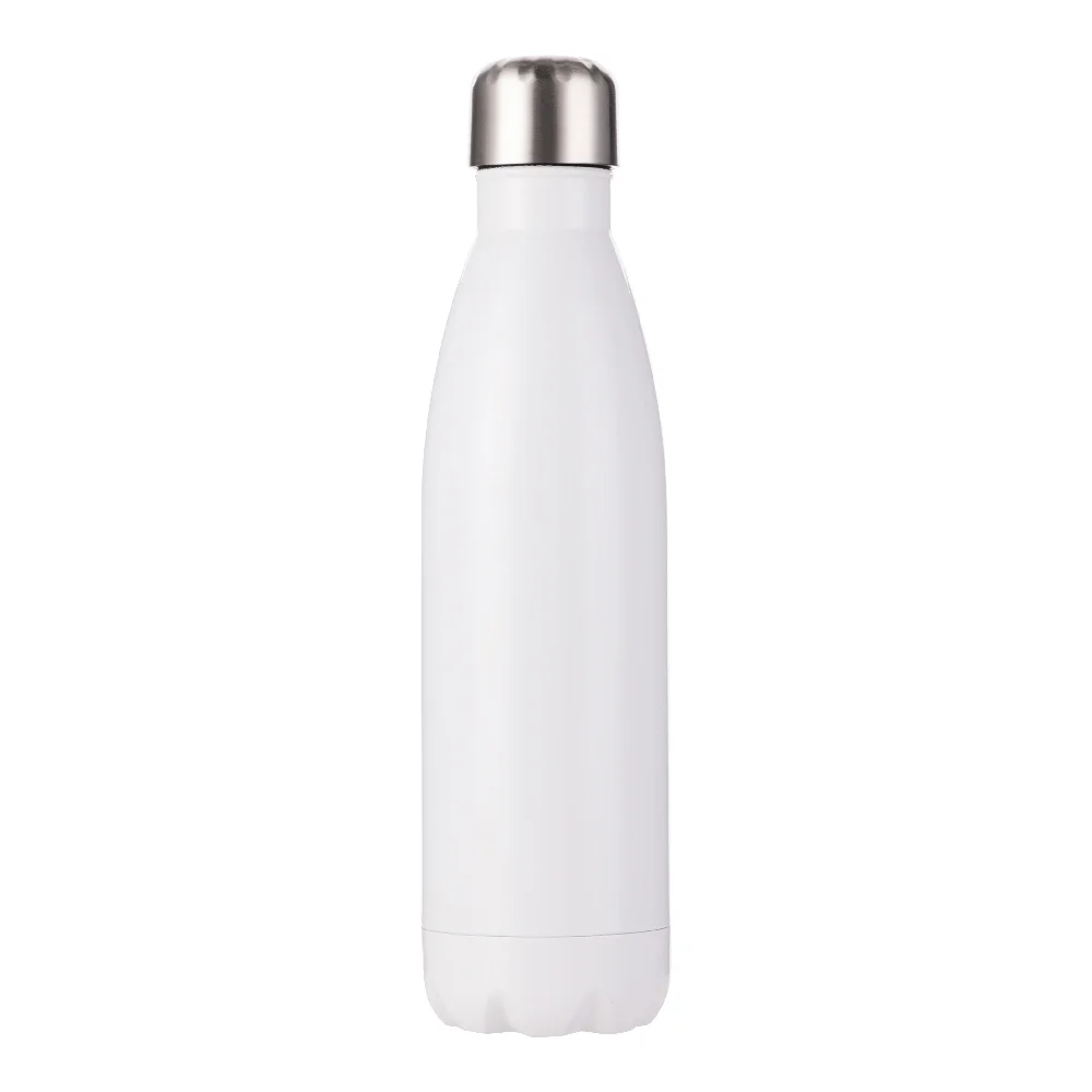 17OZ 500ml Sublimation Stainless Steel Bowling Water Bottle (Glossy White) thumbnail 1