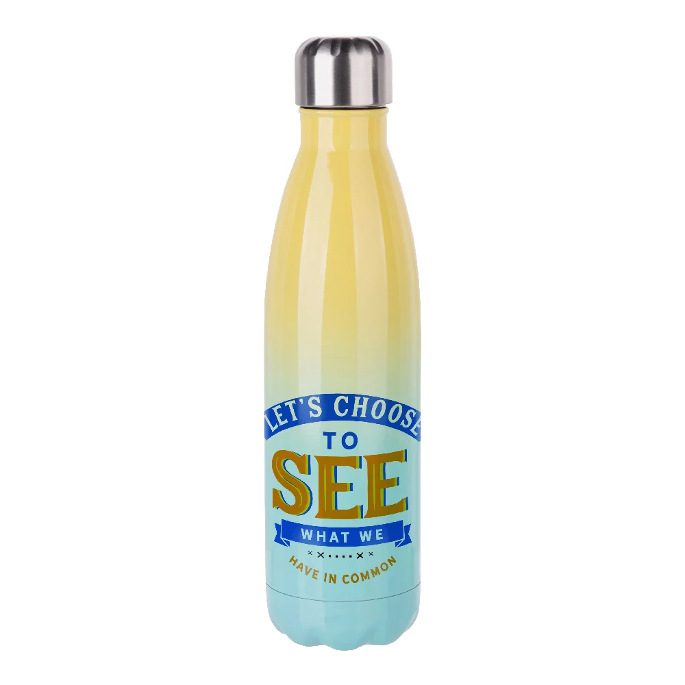 17oz Sublimation Bowling Bottle (Ombre, Yellow+Green)
