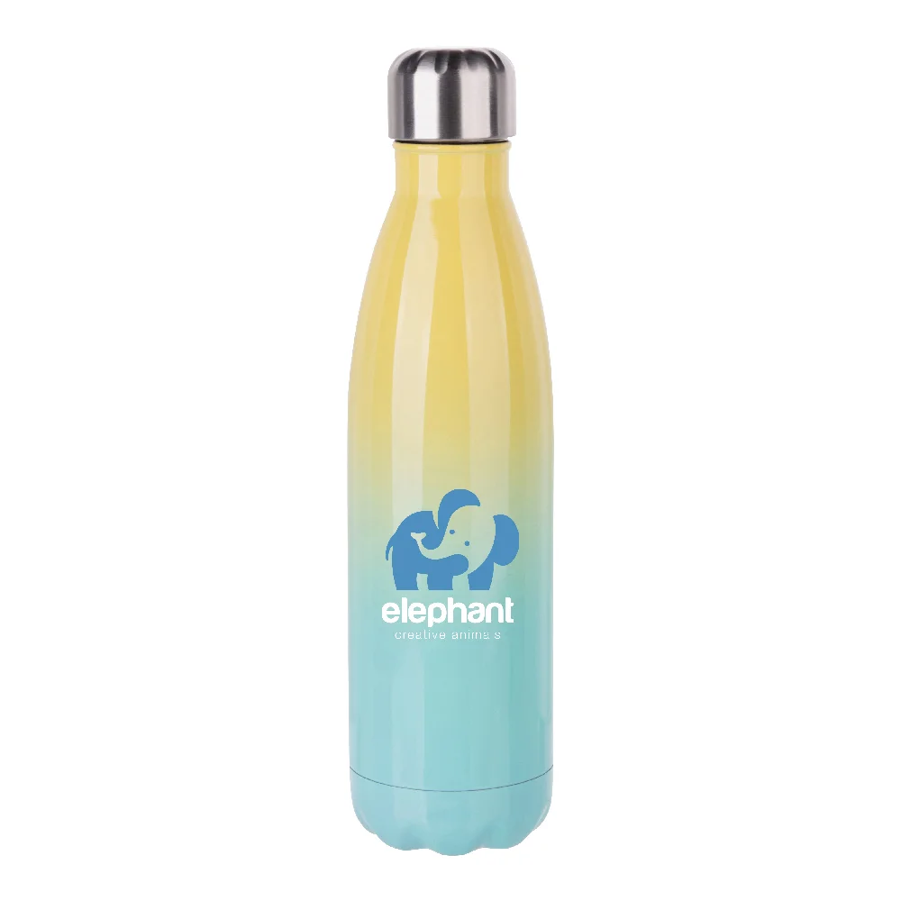 17oz Sublimation Bowling Bottle (Ombre, Yellow+Green) thumbnail 3