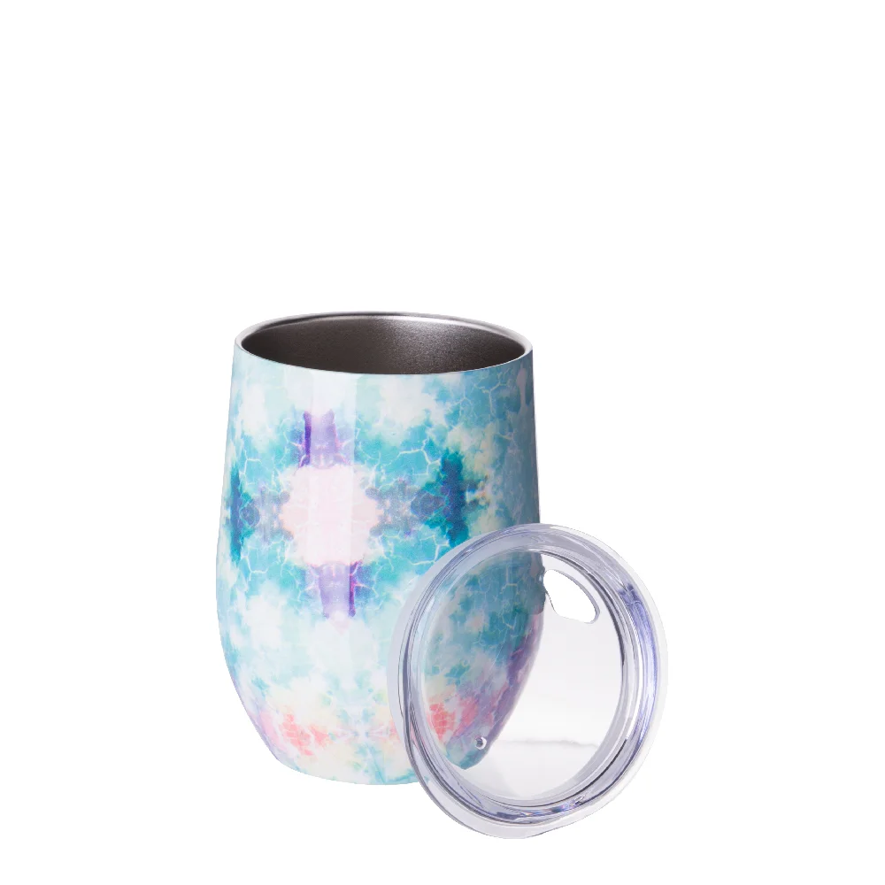 12oz 360ml Sublimation Wine Tumbler with Lid (Full Color-Air Transfer,White) thumbnail 2