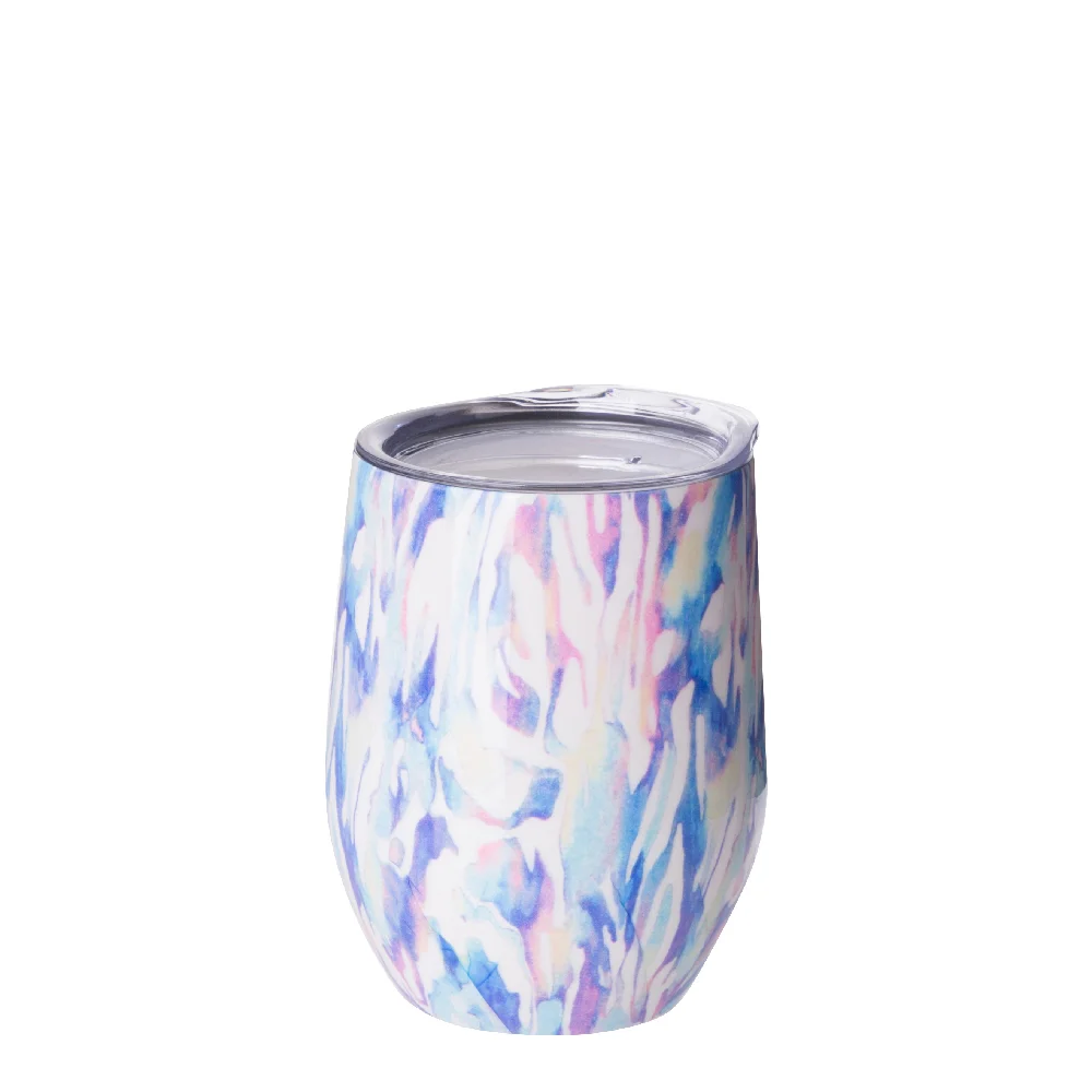 12oz 360ml Sublimation Wine Tumbler with Lid (Full Color-Air Transfer,White) thumbnail 1
