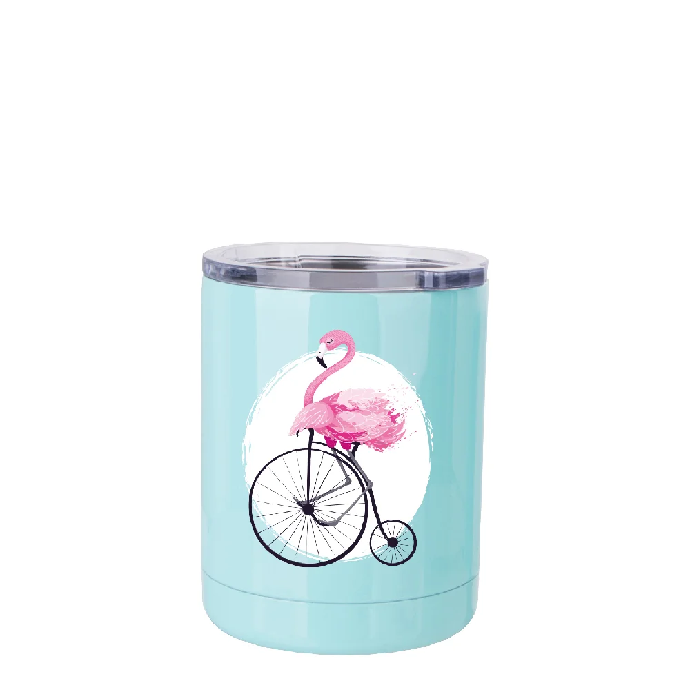10oz Sublimation Insulated Stainless Steel Coffee Mug with Handle (Green) thumbnail 3