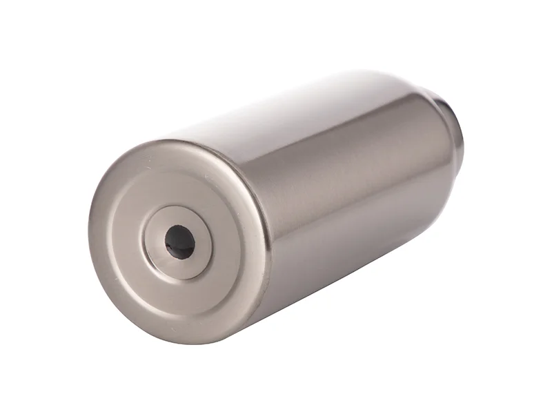 17oz 500ml Insulated Stainless Steel Water Bottle with Bamboo Lid (Silver) thumbnail 5