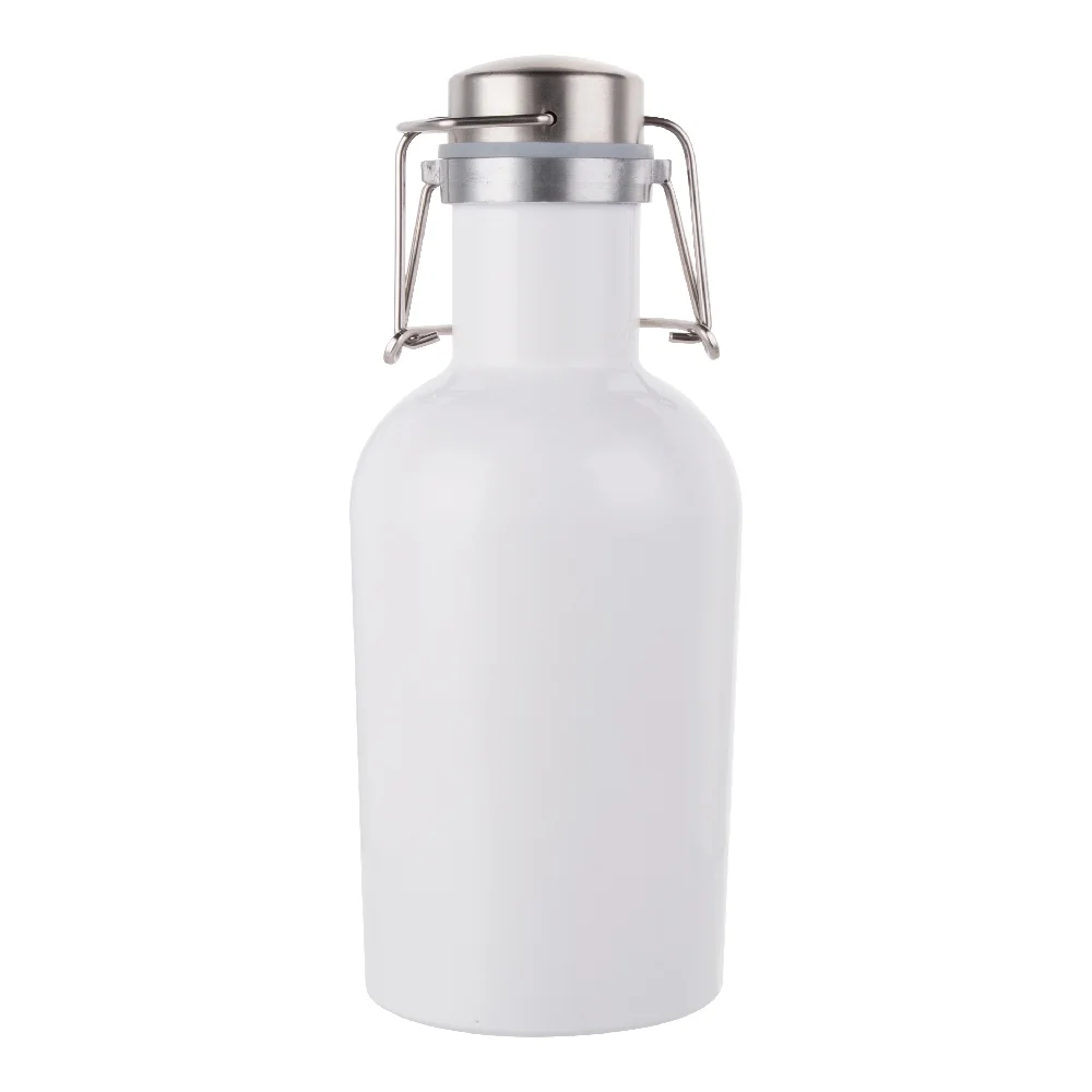 32OZ 1000ml Sublimation Growler(White) thumbnail 1