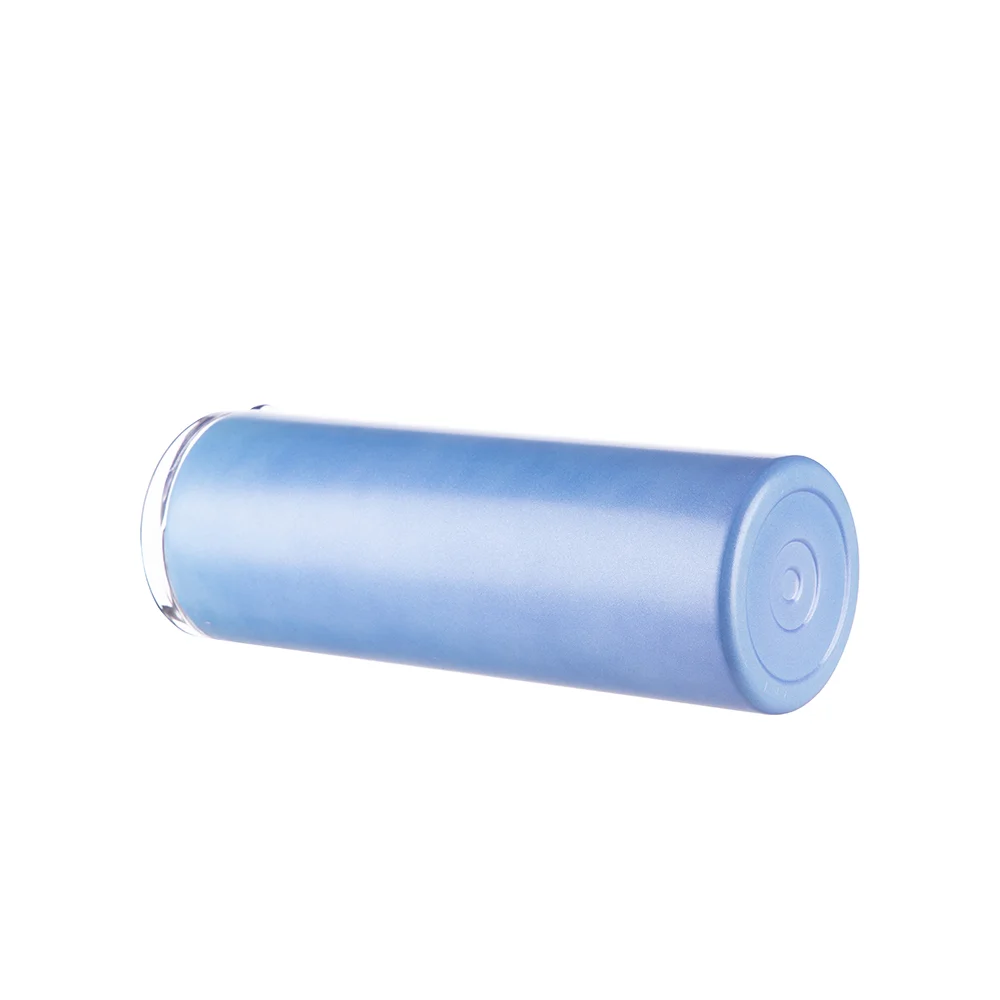 Chameleon Skinny Tumbler with Straw (20oz/600ml,Blue-Pink) thumbnail 9