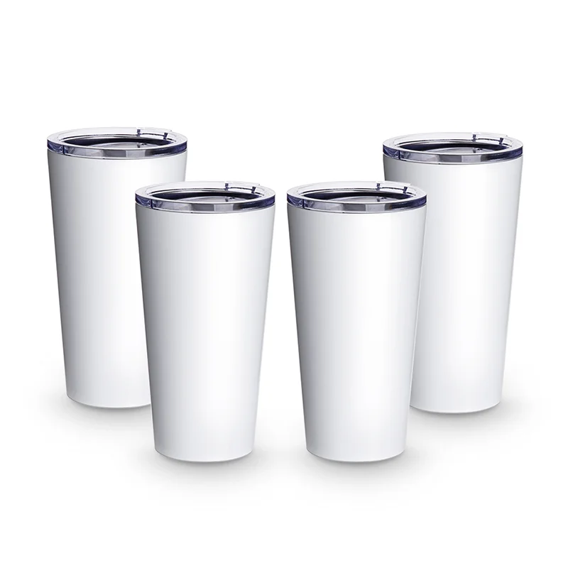 16oz 480ml Sublimation Blanks Latte Coffee Tumbler (Glossy White) thumbnail 5