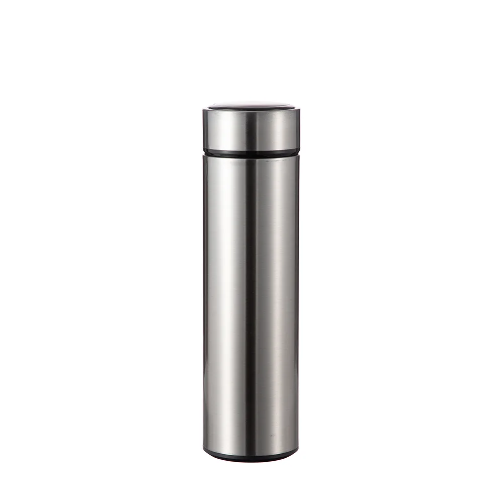 16OZ/450ml Stainless Steel Flask(Silver) thumbnail 1