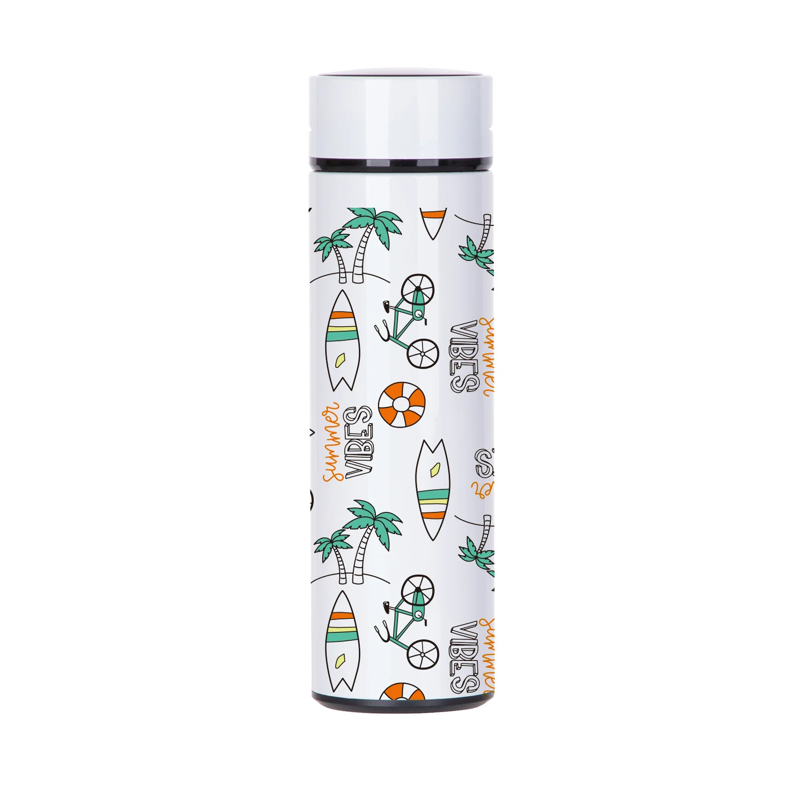 16OZ 450ml Stainless Steel Flask(White)