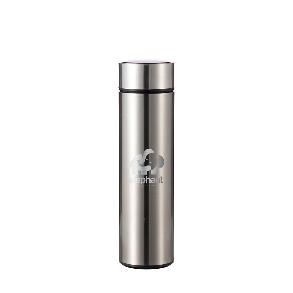 16OZ 450ml Smart Stainless Steel Flask with Temperature Display (Silver) thumbnail 4