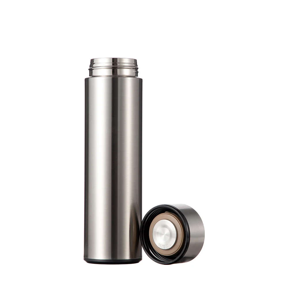 16OZ 450ml Smart Stainless Steel Flask with Temperature Display (Silver) thumbnail 7