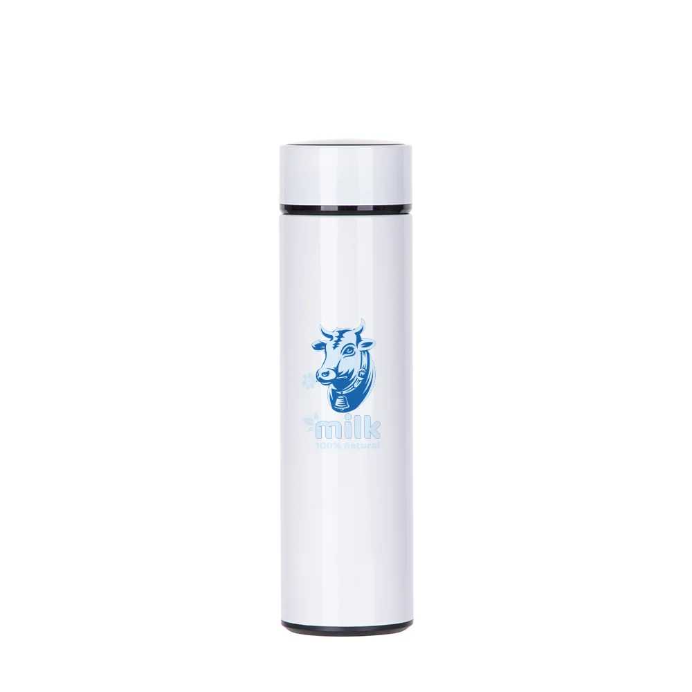 16OZ 450ml Smart Stainless Steel Flask with Temperature Display (White) thumbnail 3