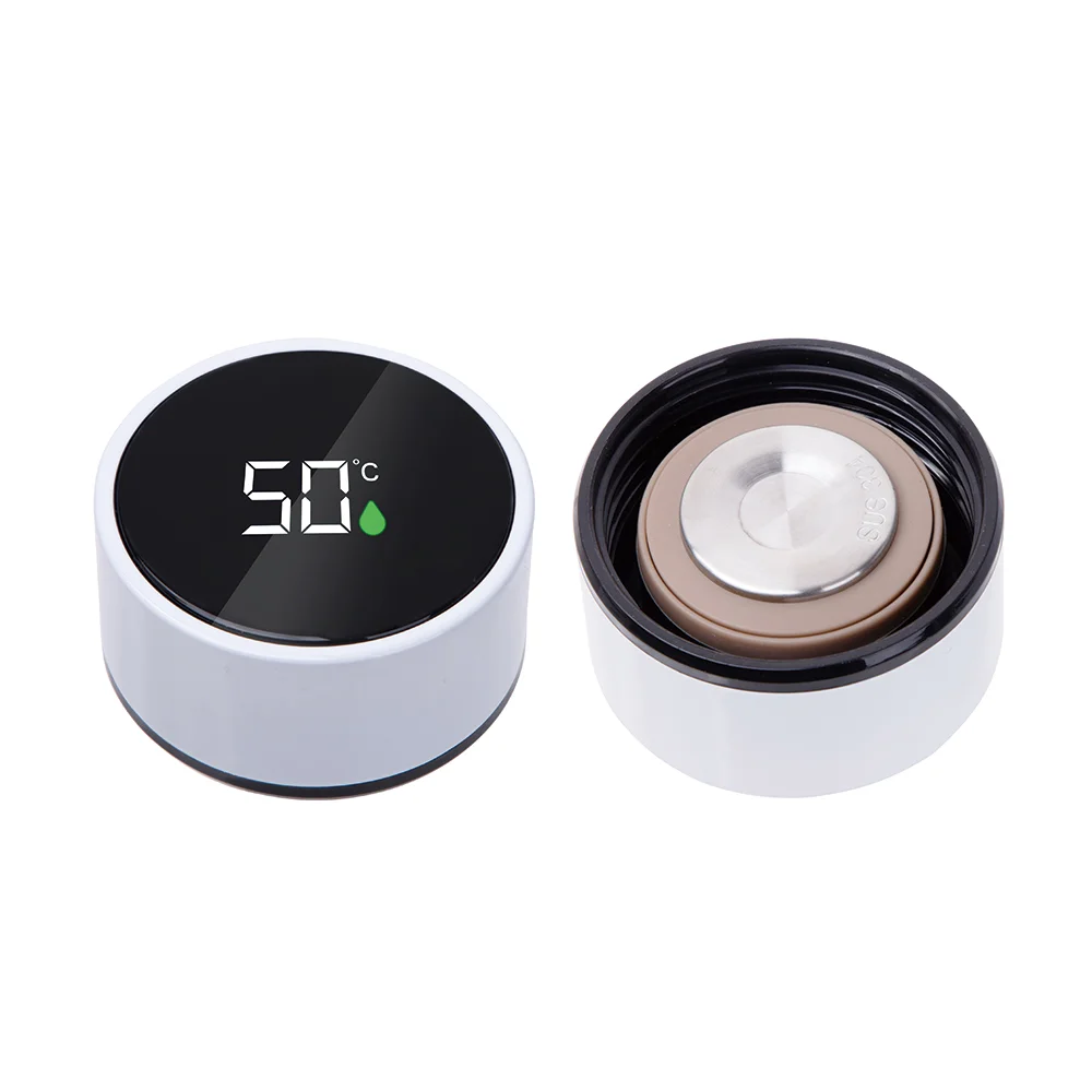 16OZ 450ml Smart Stainless Steel Flask with Temperature Display (White) thumbnail 6