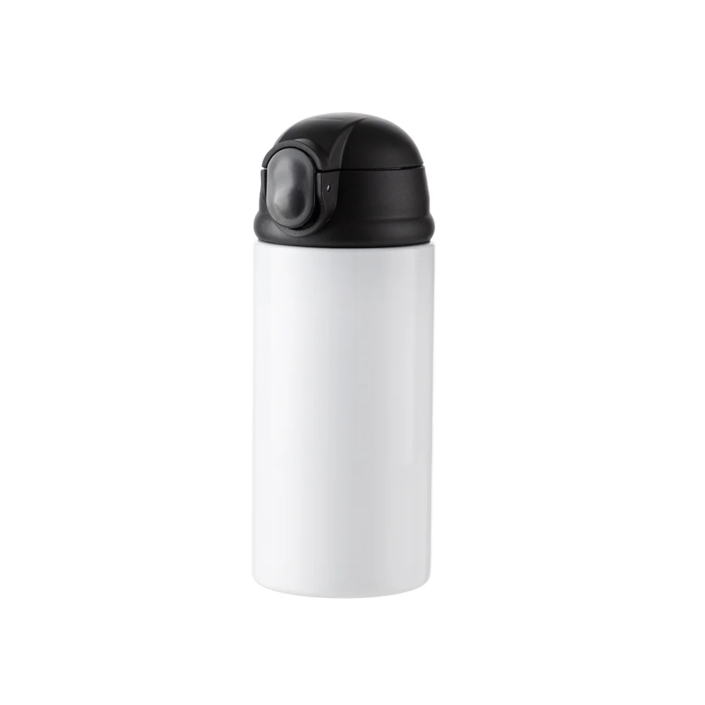 12OZ 360ml Kids Stainless Steel Bottle(Glossy White)