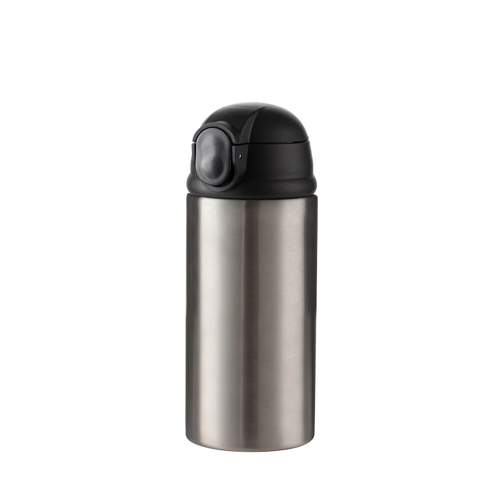 12oz/360ml Kids Stainless Steel Bottle (Plain, Stainless steel) thumbnail 1