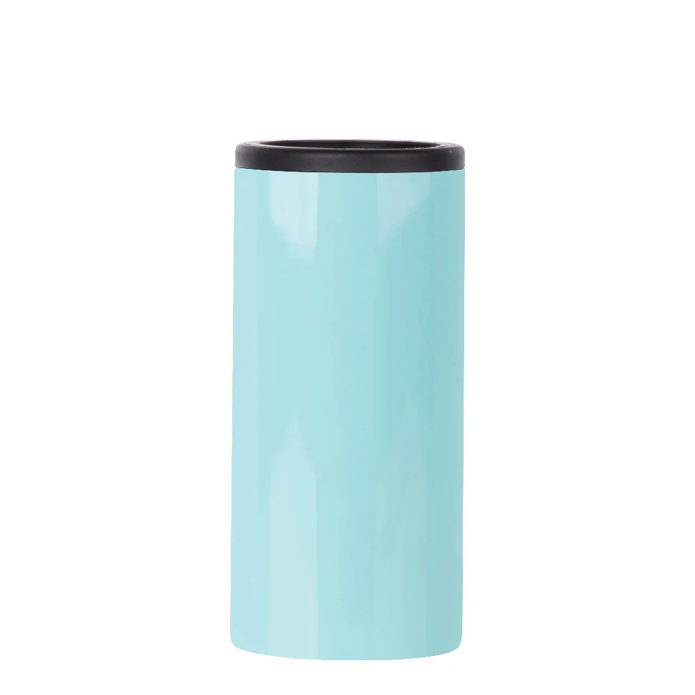 12oz 360ml Sublimation Stainless Steel Slim Can Cooler(Glossy Mint Green) thumbnail 5