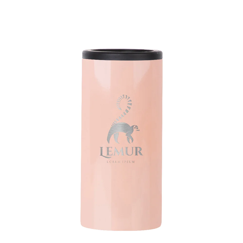 12oz 360ml Sublimation Stainless Steel Slim Can Cooler(Glossy Orange) thumbnail 5