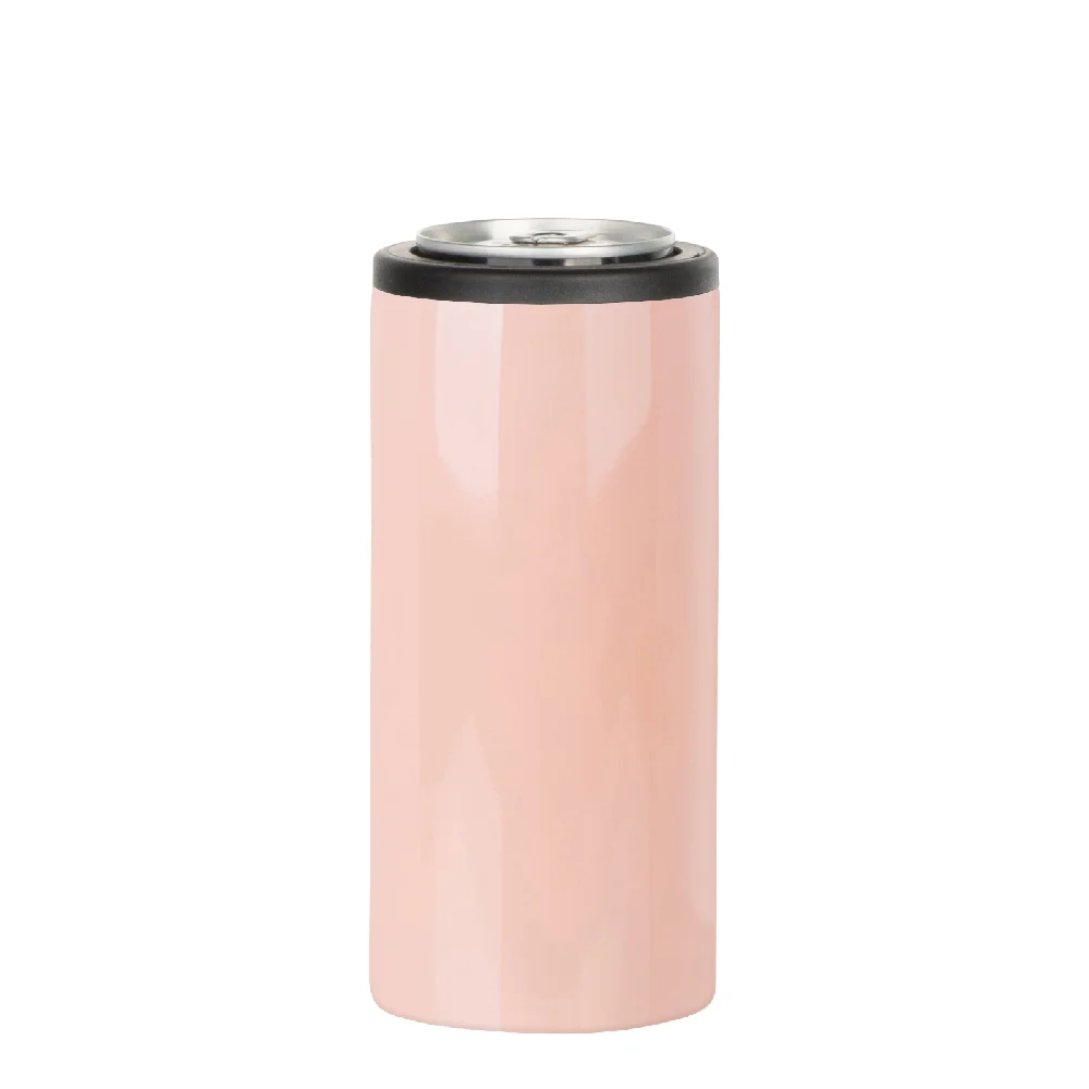 12oz 360ml Sublimation Stainless Steel Slim Can Cooler(Glossy Orange) thumbnail 1