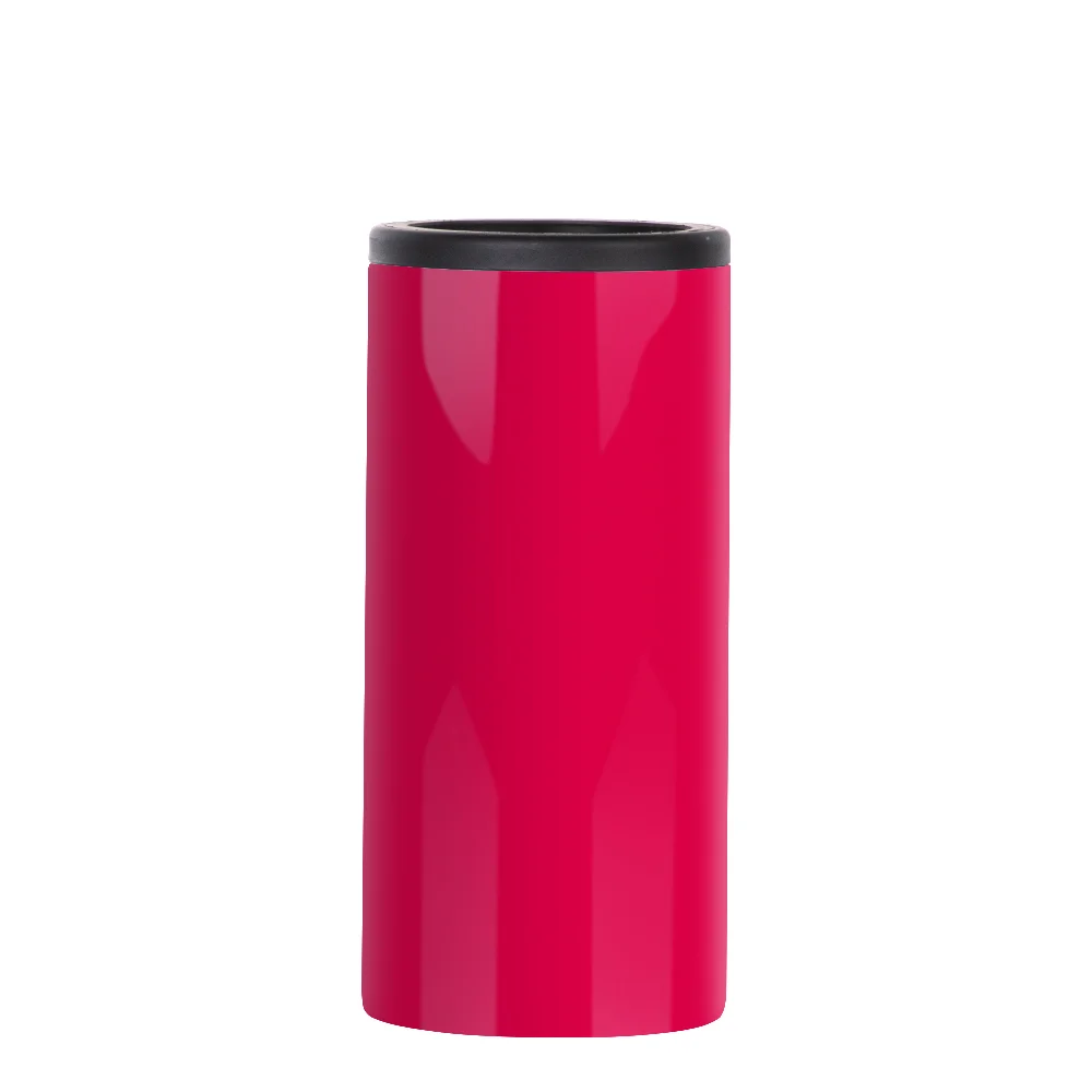 12oz 360ml Sublimation Stainless Steel Slim Can Cooler(Glossy Red) thumbnail 1