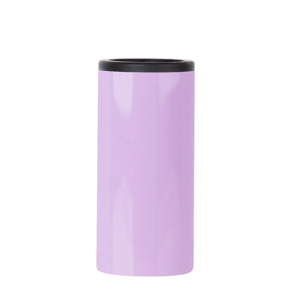 12oz 360ml Sublimation Stainless Steel Slim Can Cooler(Glossy Purple) thumbnail 3