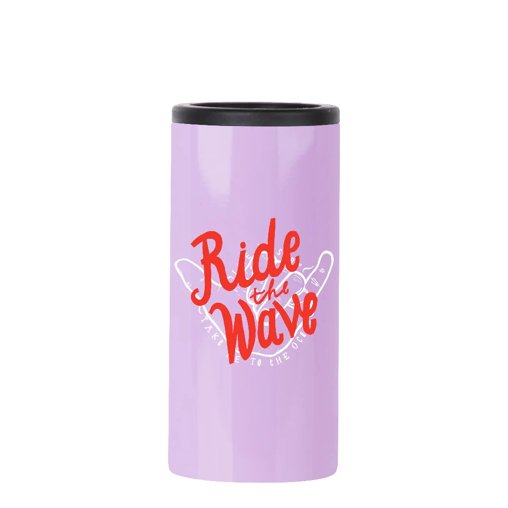 12oz 360ml Sublimation Stainless Steel Slim Can Cooler(Glossy Purple) thumbnail 6