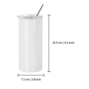 12oz 360ml Sublimation Stainless Steel Slim Can Cooler(Glossy White) thumbnail 8