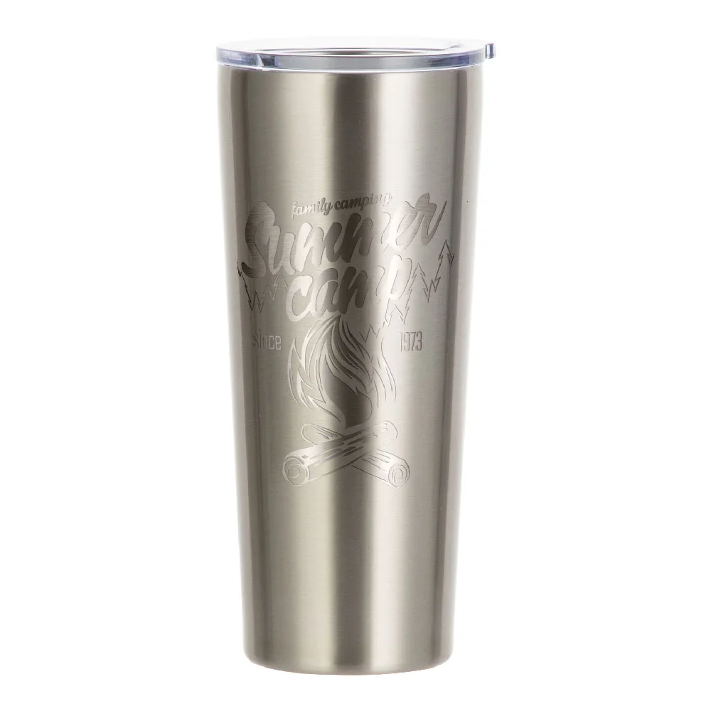 22oz/650ml Sublimation Stainless Steel Tumbler (Silver) thumbnail 3