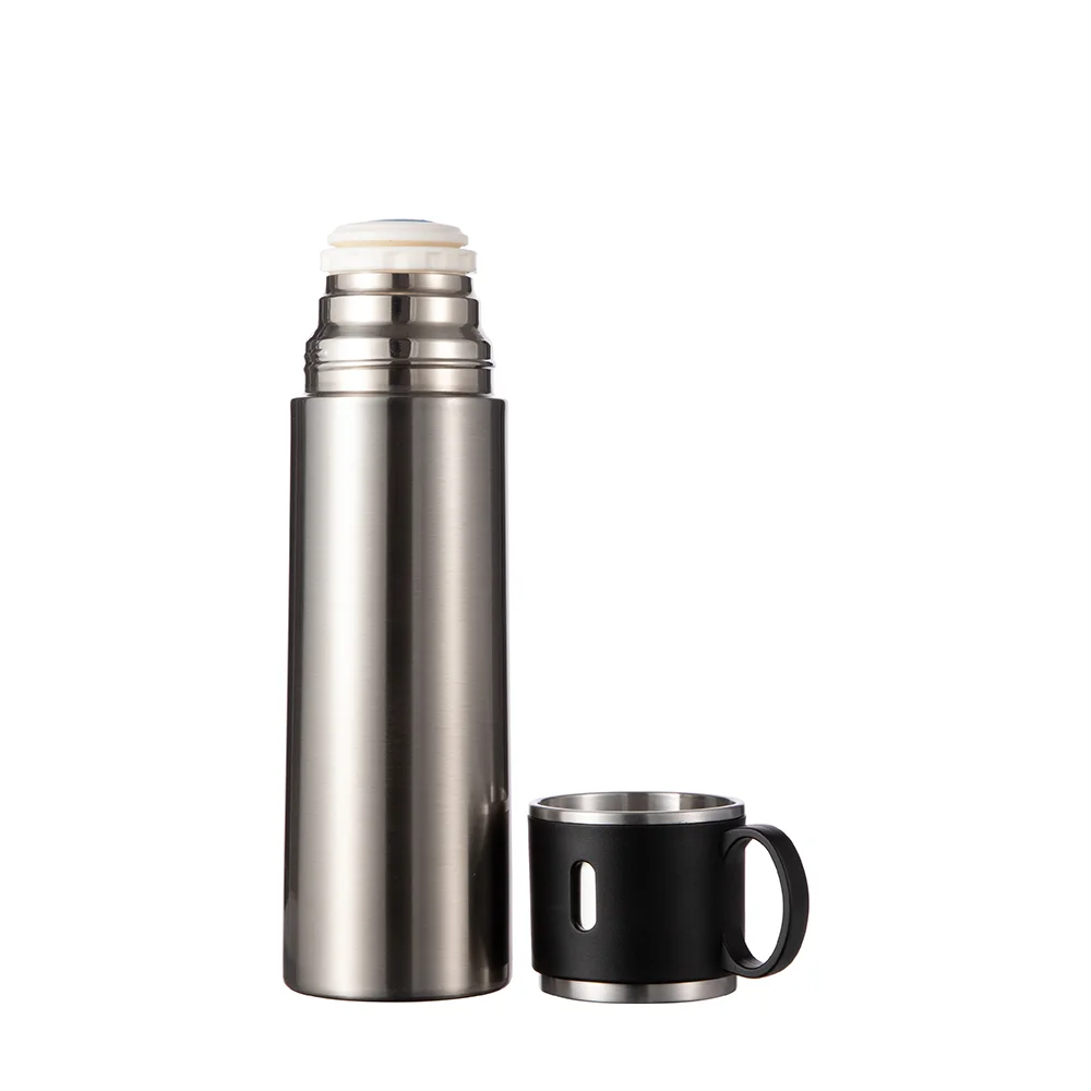 Sublimation Blank 17OZ 500ml Stainless Steel Water Bottle (Silver) thumbnail 5