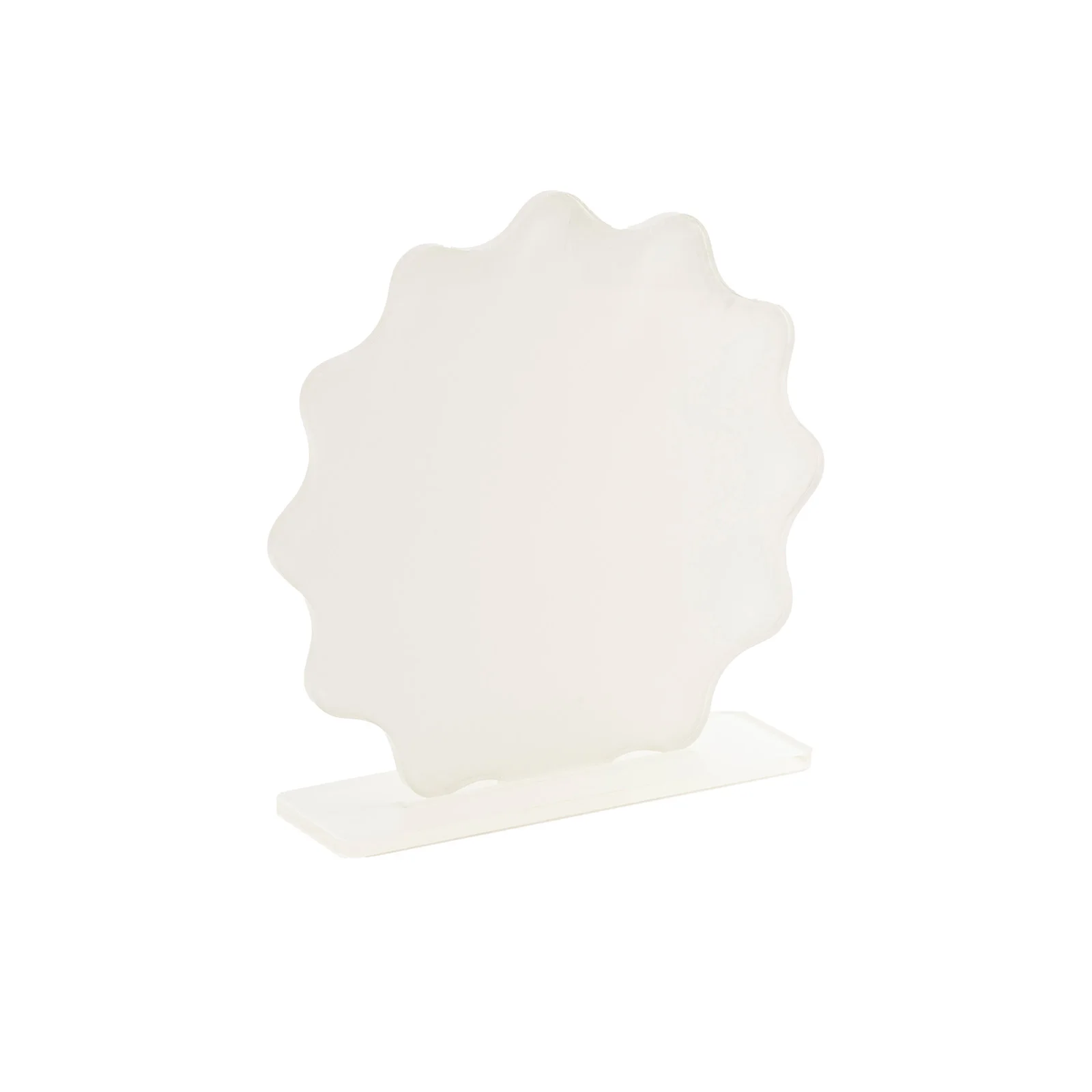 Sublimation Acrylic Photo Frame Custom Table Signs  (Wavy Shape,15.6*15*0.4cm) thumbnail 5