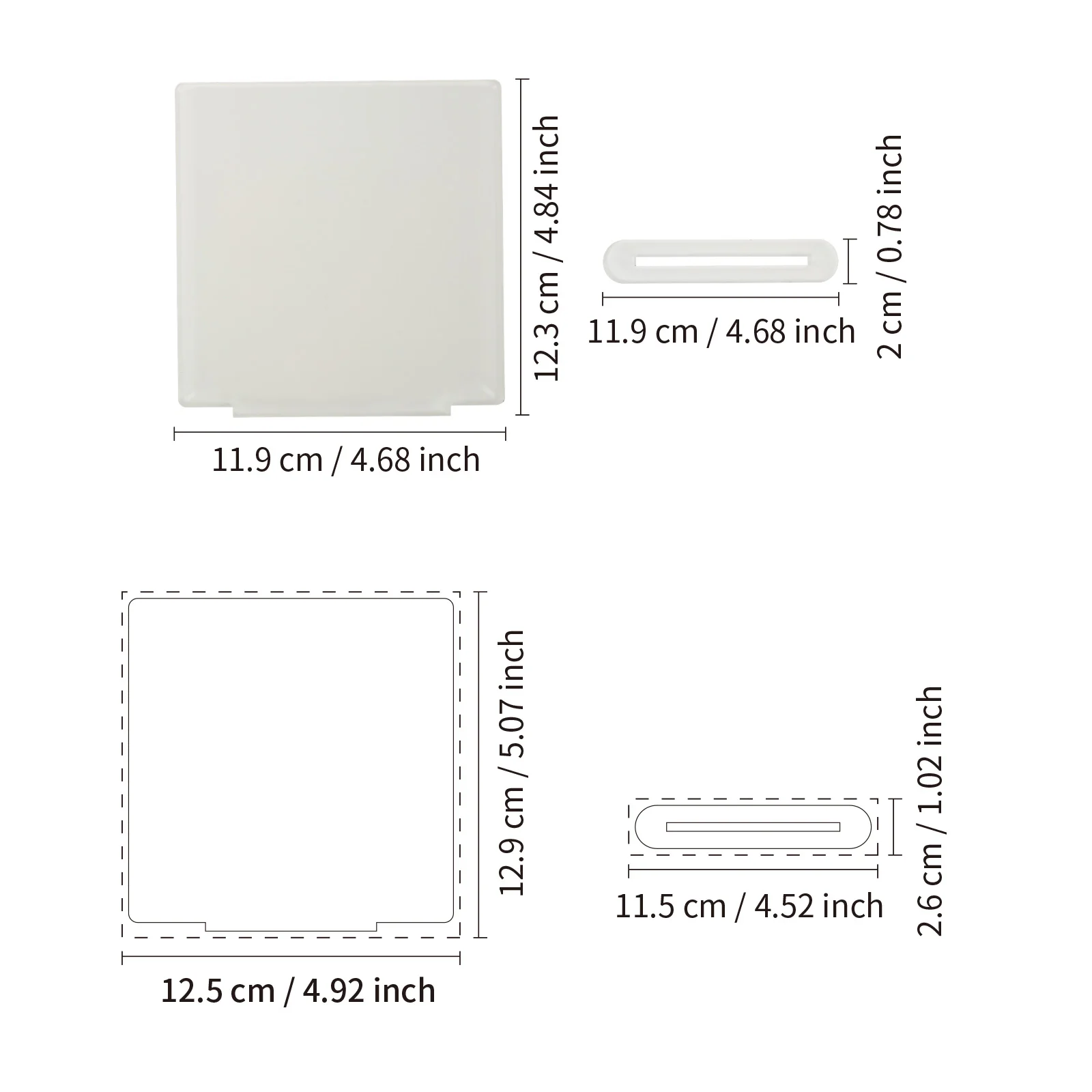 Sublimation Coffee Bar Signs Acrylic Cafe Table Decor with Stand (Square,12*13*0.4cm) thumbnail 3