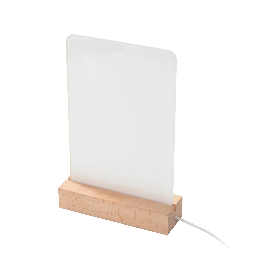 Sublimation LED Acrylic Photo Frames Night Lights Blanks (Rectangular, 5.5x8.5 inch)