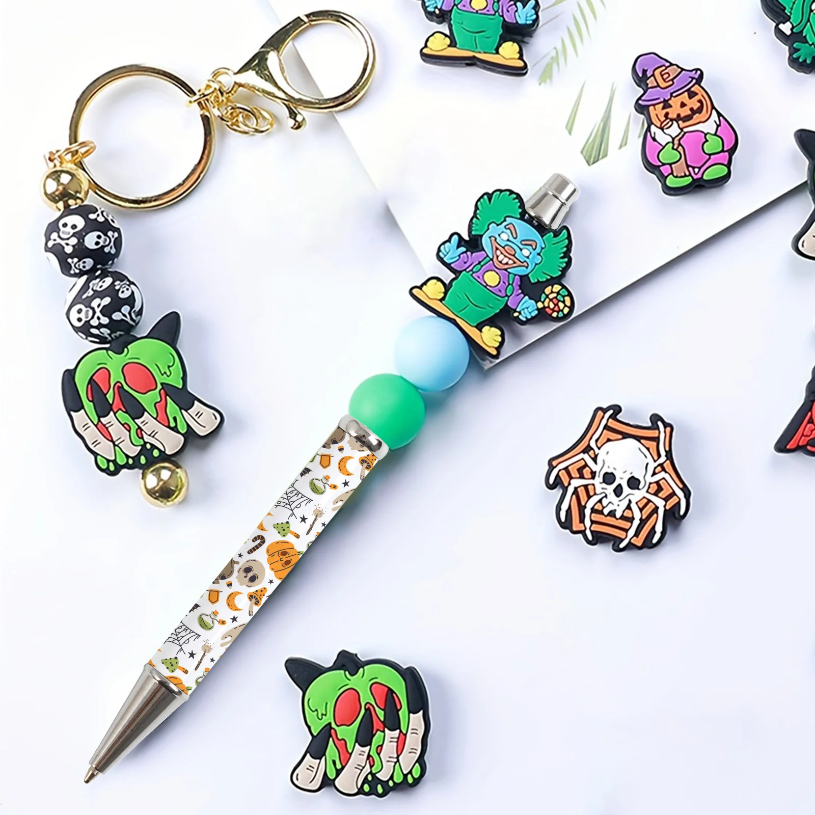 Sublimation Blank Beadable Pen DIY Heat Transfer Ballpoint Ink Pen thumbnail 5